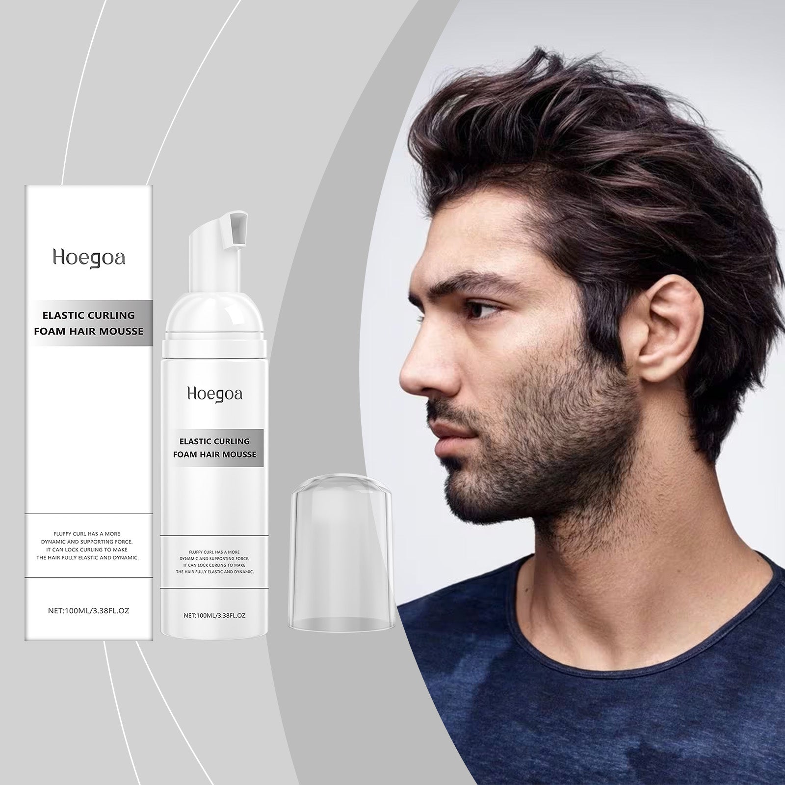 Hair Styling Mousse Refreshing Oil Removal Oil Control Light Volume Protection Refreshing Fluffy Hair Gel