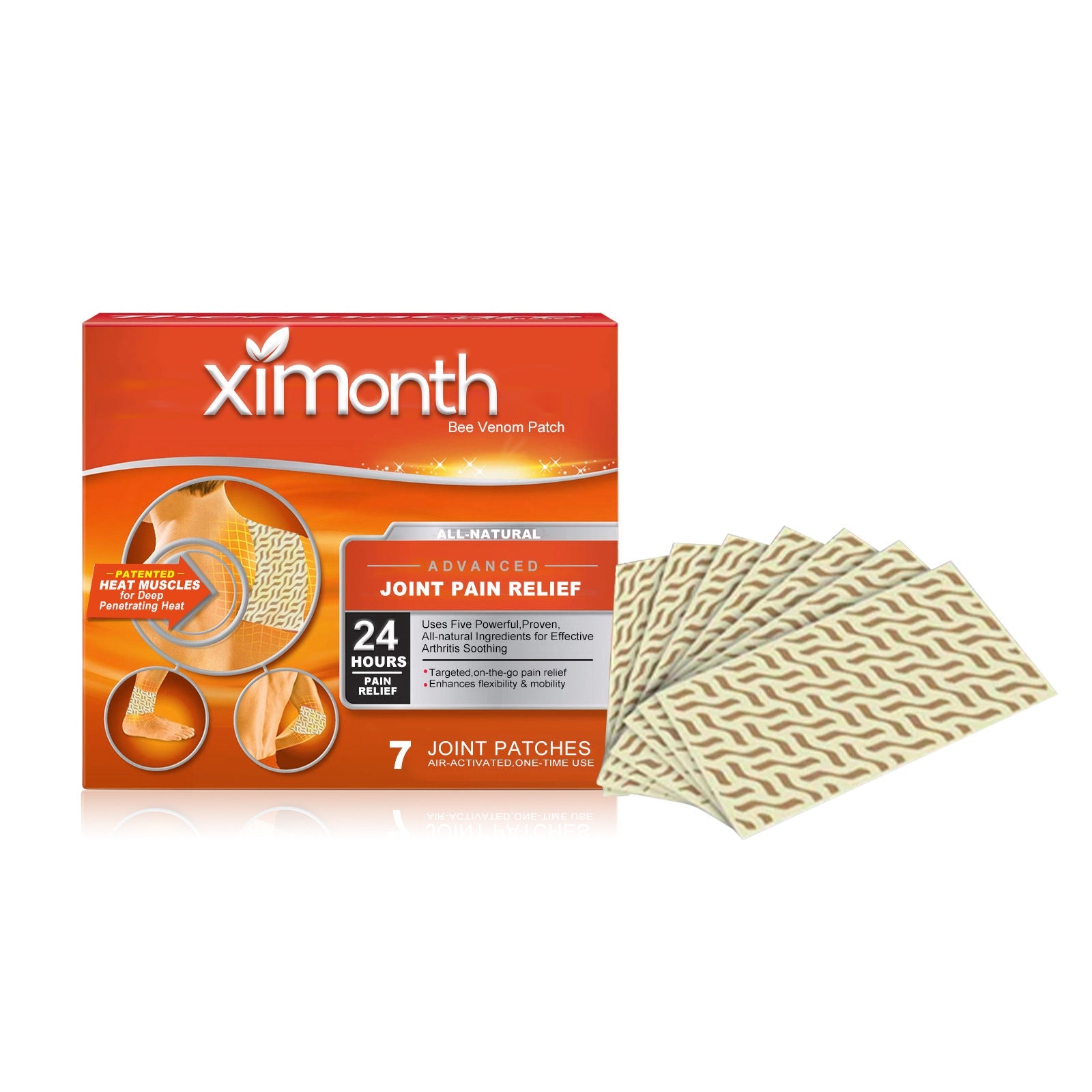 Bee Venom Patch, Relieve Hand-Foot Flexure Joint Shoulder Neck Lumbar Knee Soreness Care Body Patch