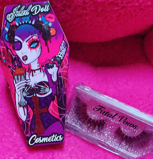 "FATAL VOWS!" 3D DreamDoll Lashes *Coffin Case*