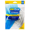 RM Oral Unflavored Oral EZ Flossers 60 ct Easy Grip Dental Floss Picks