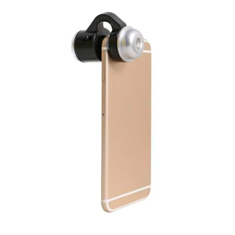 LED Mobile Phone Microscope 30X Cell Phone Clip Magnifying Glass Digital Microscope HD Camera for Smartphone PCB Inspection Tool