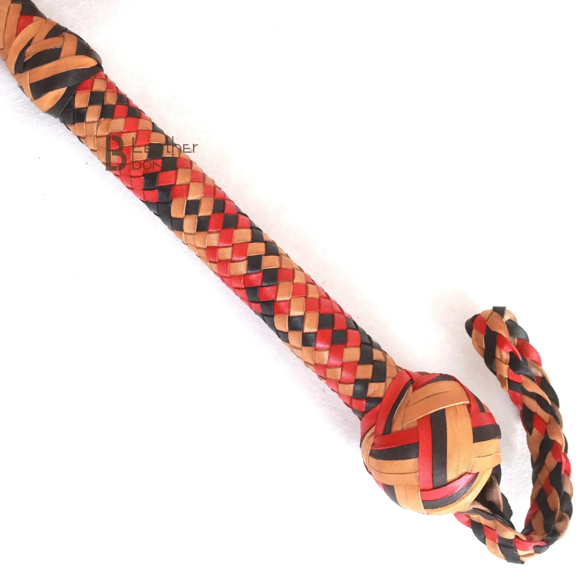 Bull Whip 6, 8, 10, 12, 14 & 16 Feet long 16 Strands Kangaroo Hide Leather Equestrian Bullwhip Leather Belly and Bolster Inside, Indiana Jones