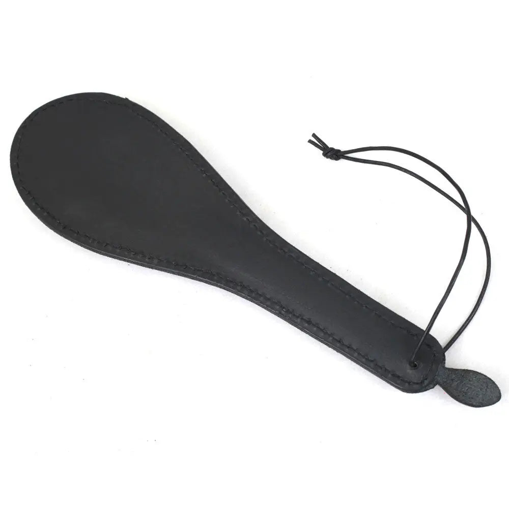 Real Cow Hide Belting Leather Paddle Slapper with Spikes Double Strap Thick & Weighty