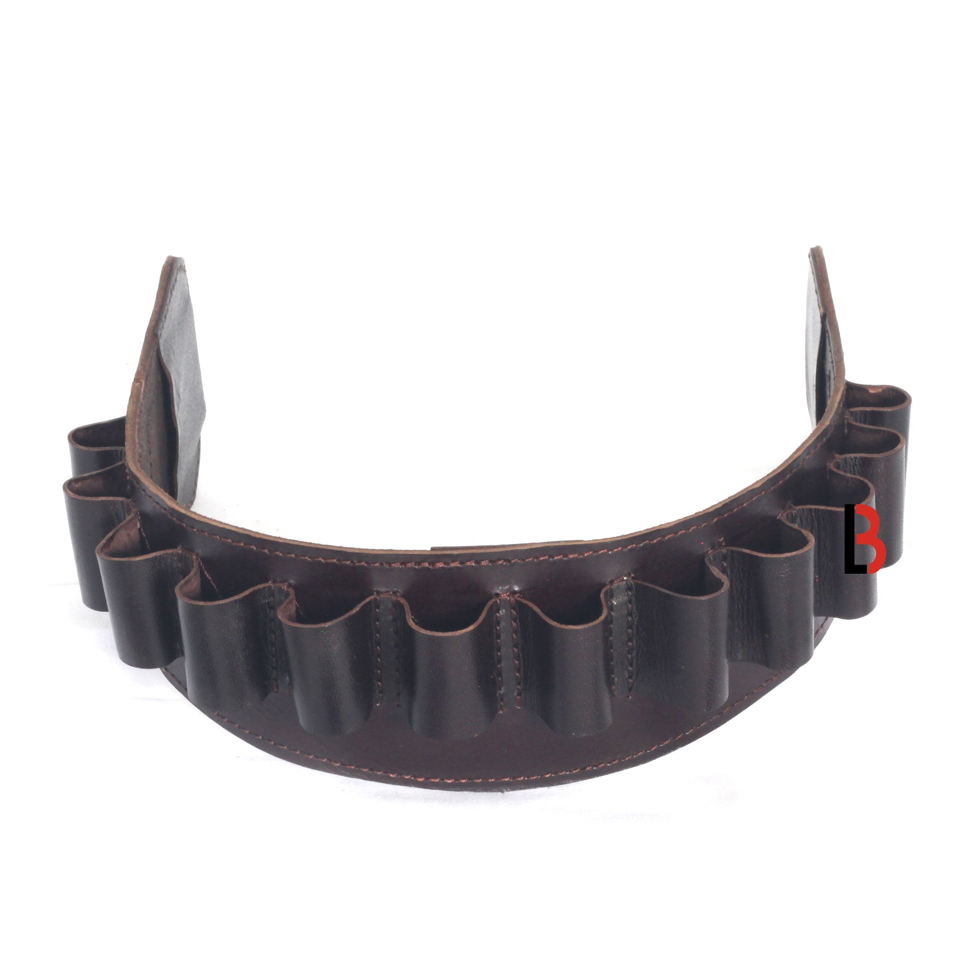 Cowhide Leather Shotgun Shotshell Reload Holder Belt Loop | 12 Gauge Ammunition Carrier