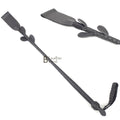 Real Cowhide Leather Braided Riding Crop Whip Fiber Core Inside | Handcrafted BDSM Impact Flogger