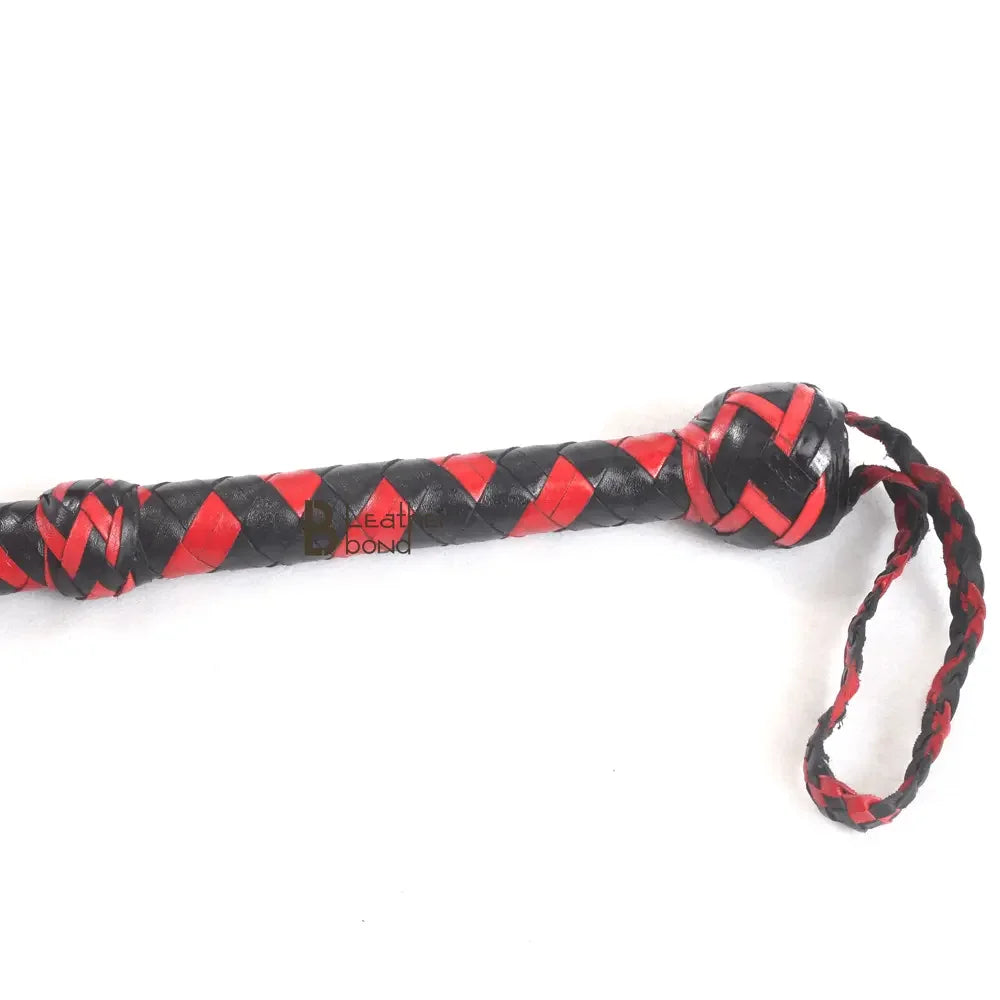 Bull Whip 6, 8, 10, 12, 14 & 16 Feet long 16 Strands Kangaroo Hide Leather Equestrian Bullwhip Leather Belly and Bolster Inside