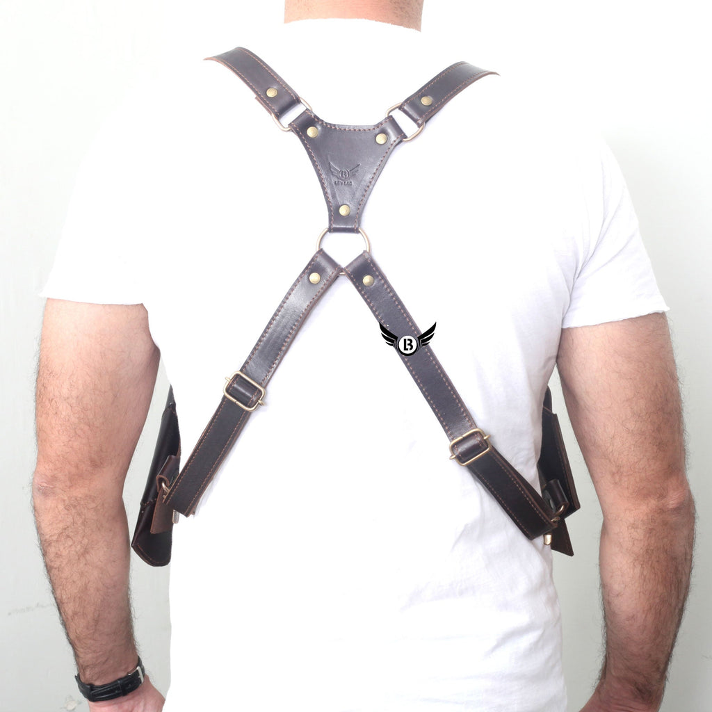 Cowhide Leather Vertical Best Concealed Carry Holster Right & Left Handed | Universal Size