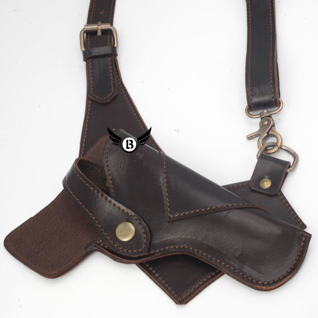 Cowhide Leather Vertical Best Concealed Carry Holster Right & Left Handed | Universal Size