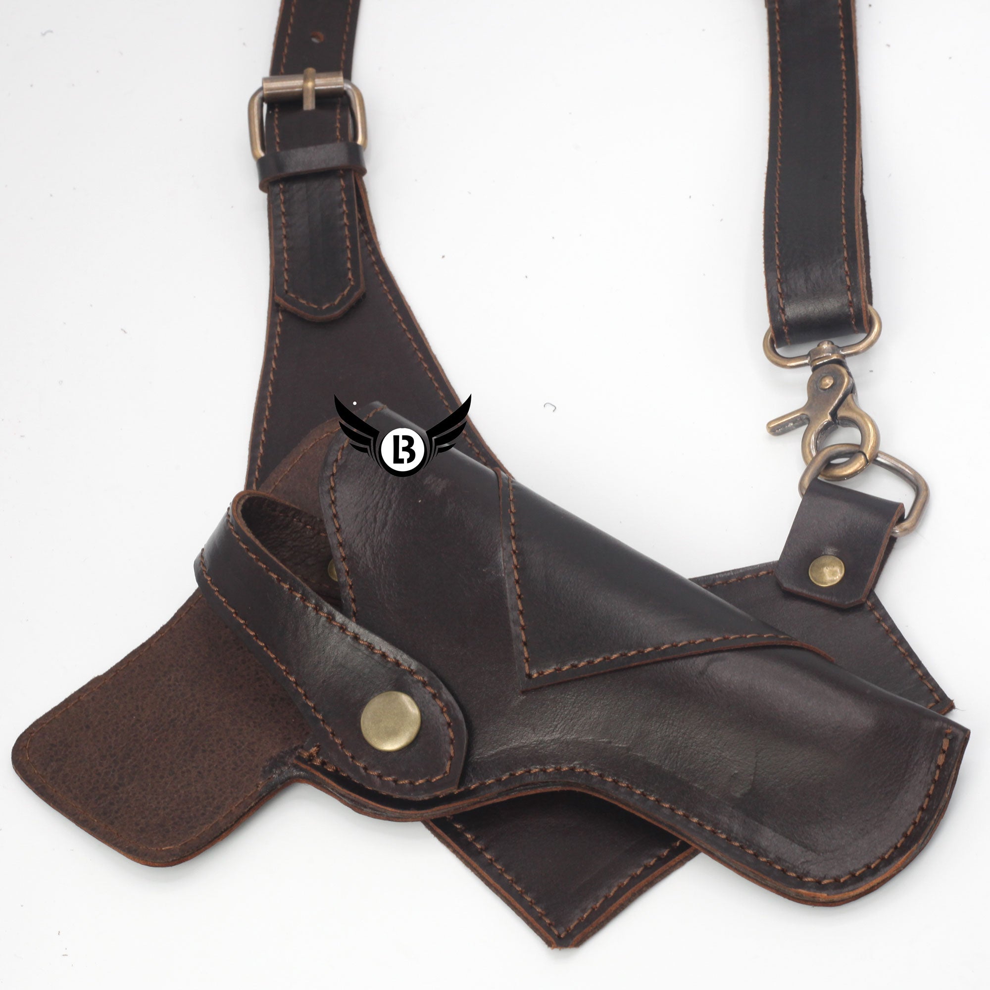 Cowhide Leather Vertical Best Concealed Carry Holster Right & Left Handed | Universal Size