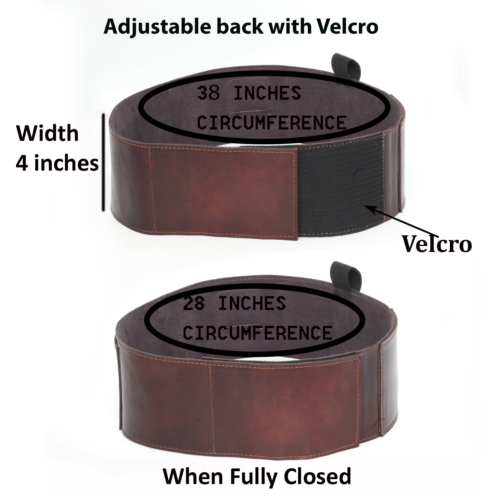 Cowhide Leather BravoBelt Belly Band Holster Ambidextrous Concealed Carry