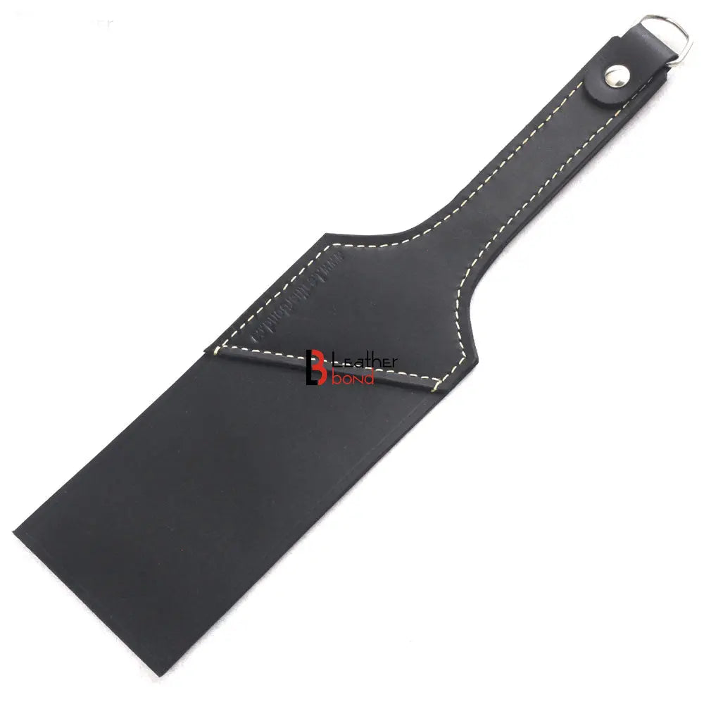 Real Cow Hide Belting Leather Paddle Slapper Medium Weight and Flexible & Hand Made