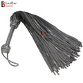 Real Cowhide Leather Flogger 100 Falls Heavy Duty Thuddy Whip | Handcrafted BDSM Impact Flogger