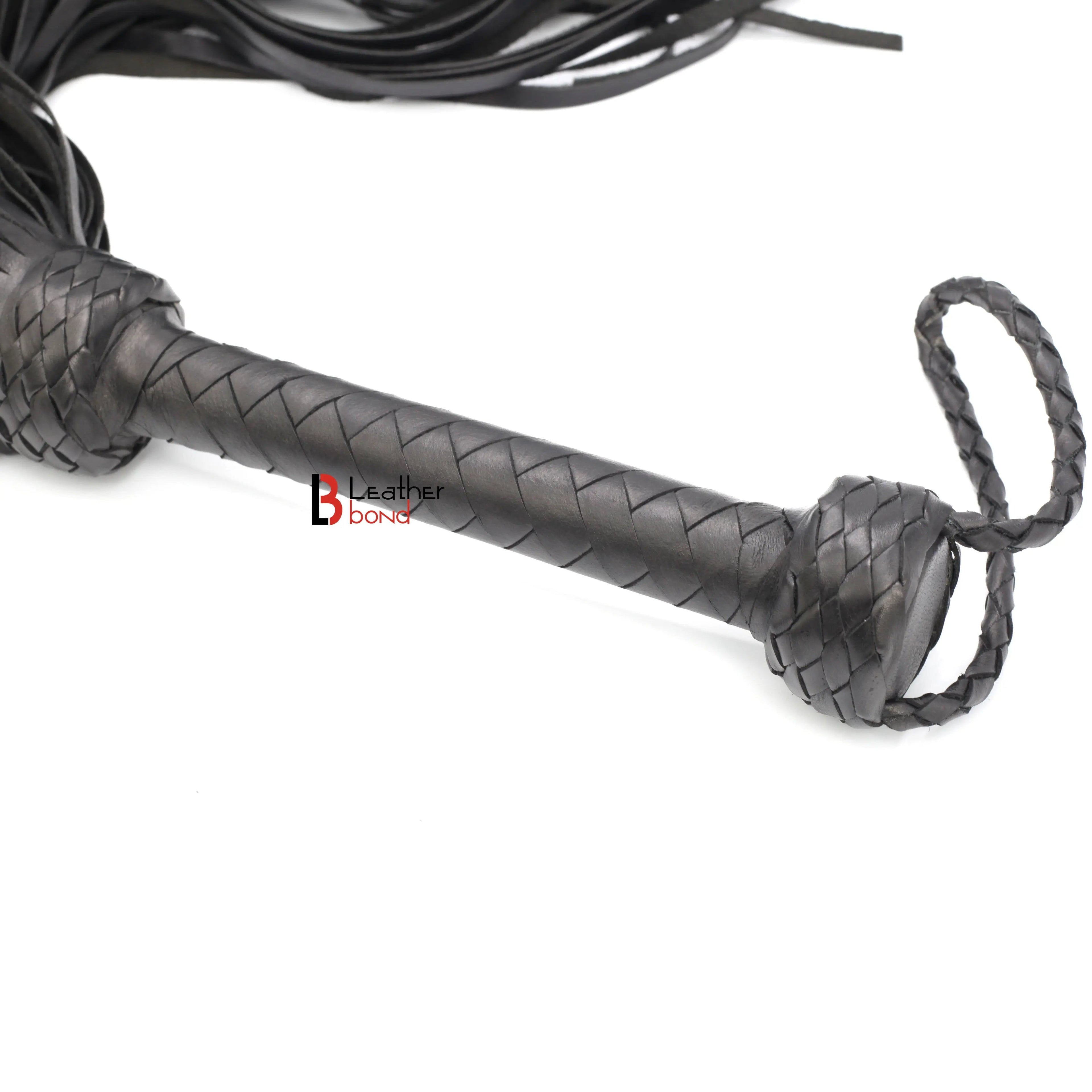 200 & 150 Falls Real Cowhide Leather Flogger Heavy Duty Thuddy Whip | Handcrafted BDSM Impact Flogger