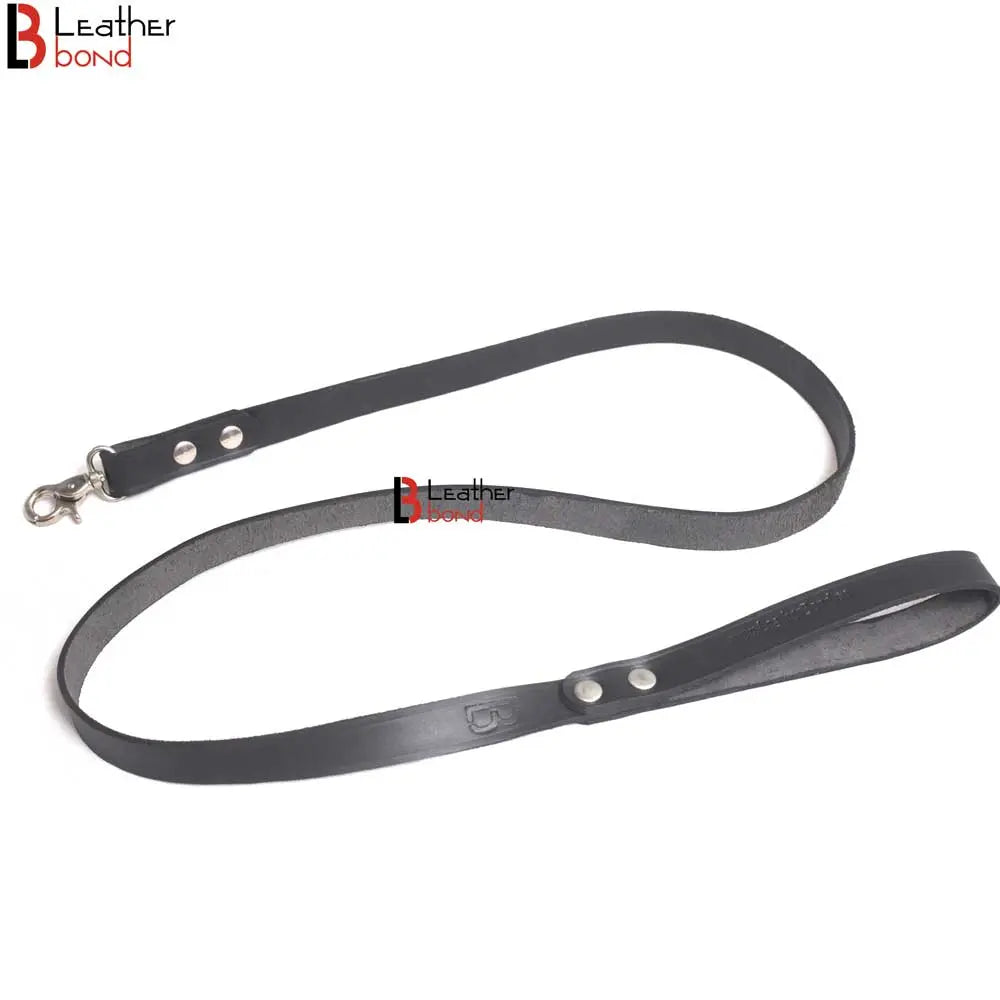 Genuine Leather BDSM Leash & Lead Pet Play, Puppy Play & Kitten Play Submission Bondage