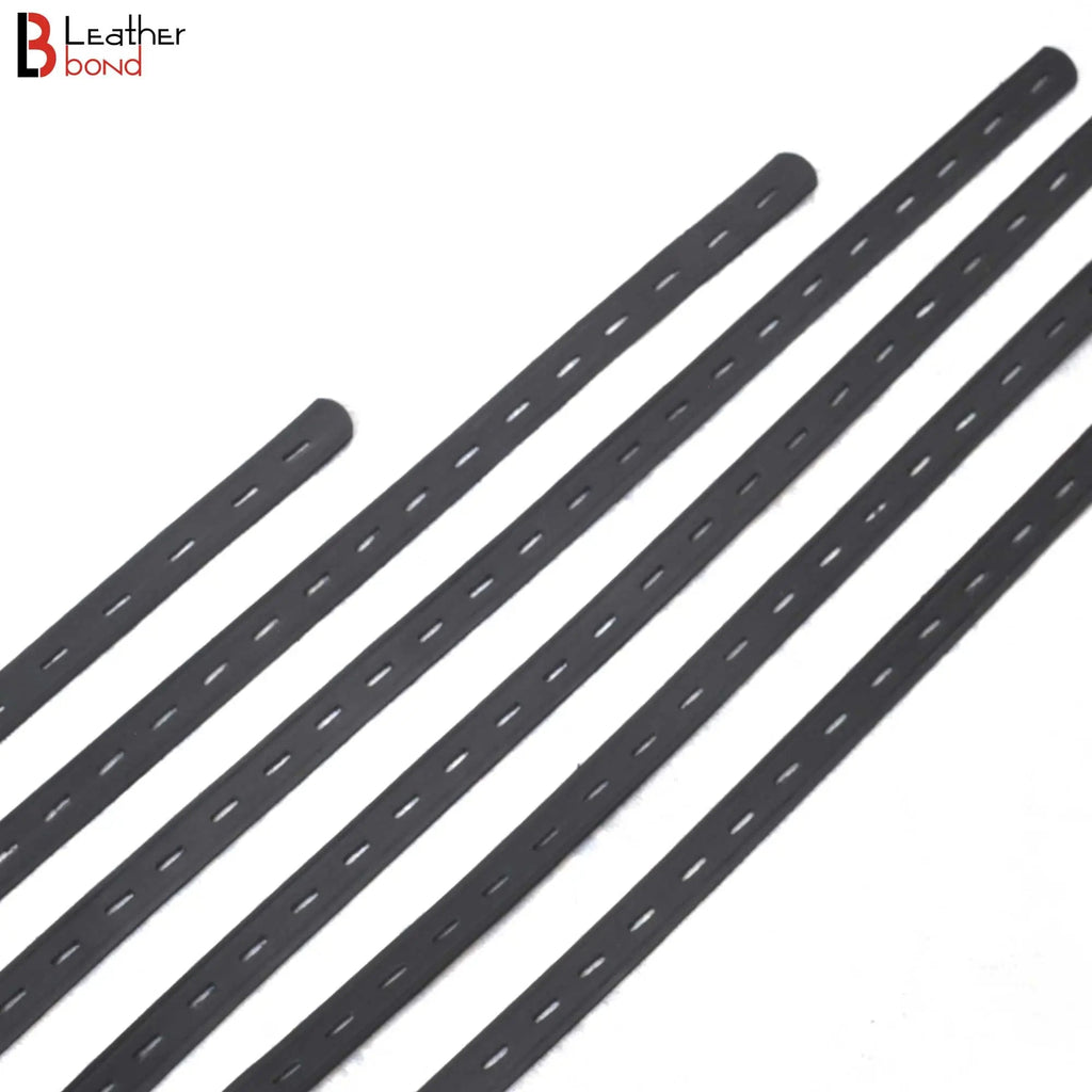 Bondage Belt Set Black 8-Piece Handmade Leather BDSM Restraints
