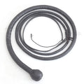 Kangaroo Hide Leather Snake Whip | Shot Loaded | 4, 5, 6 and 8 Feet | 12 Strands Black – Leather Bond