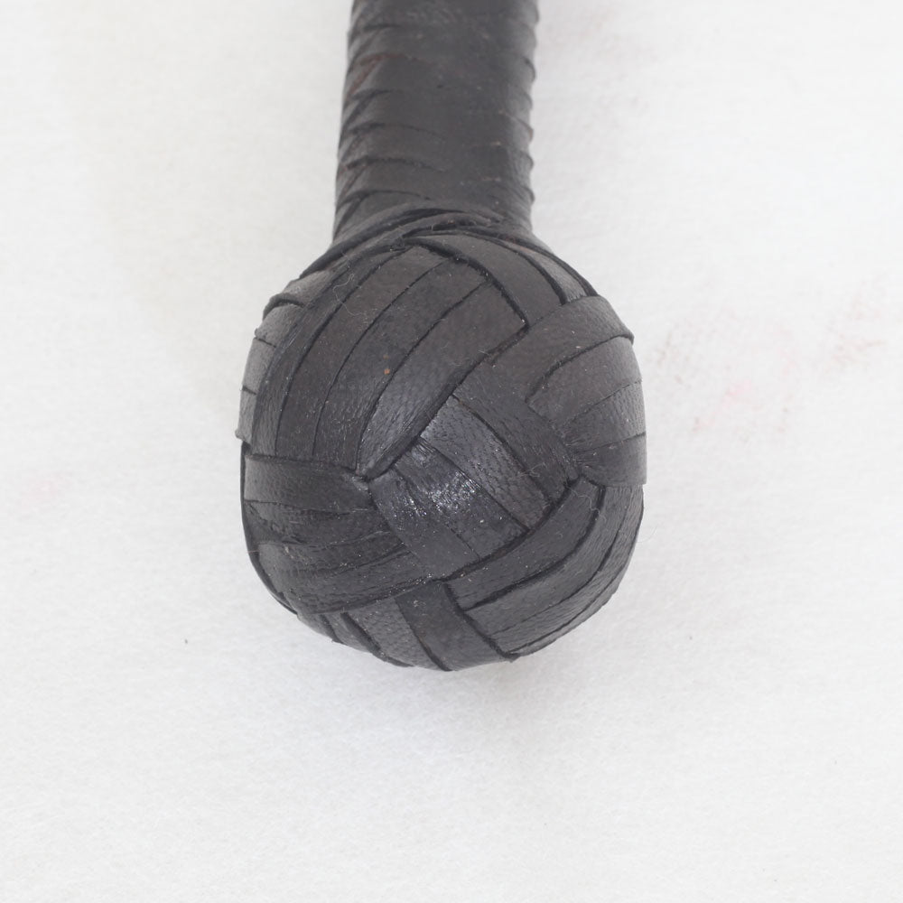 Kangaroo Hide Leather Snake Whip | Shot Loaded | 4, 5, 6 and 8 Feet | 12 Strands Black – Leather Bond