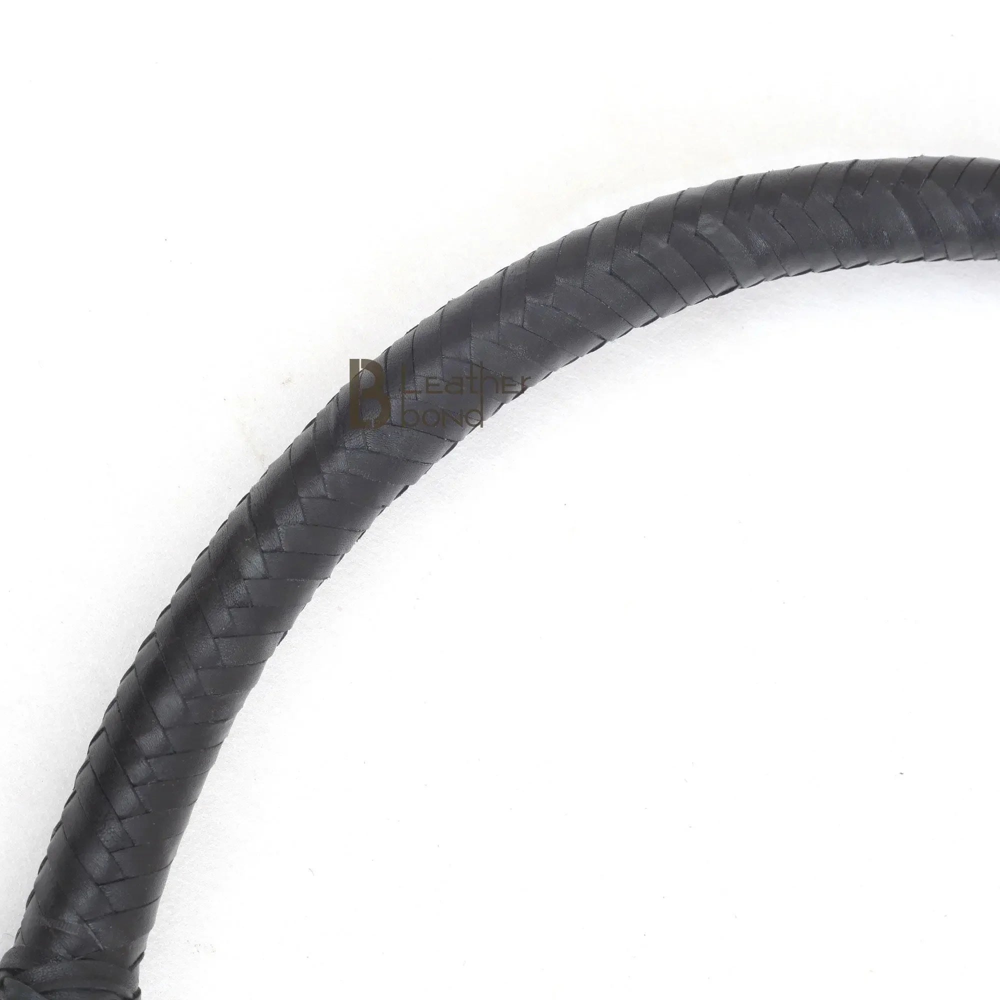 Bull Whip 6, 8, 10, 12, 14 & 16 Feet long 16 Strands Kangaroo Hide Leather Equestrian Bullwhip Leather Belly and Bolster Inside, Indiana Jones Black