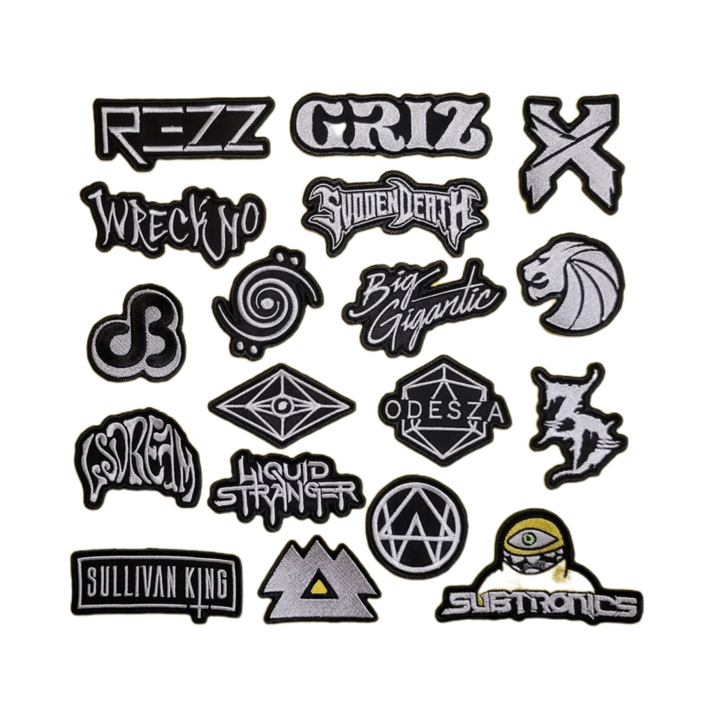Shareable Choose Your Own Artst Logo Festival Sticker Set