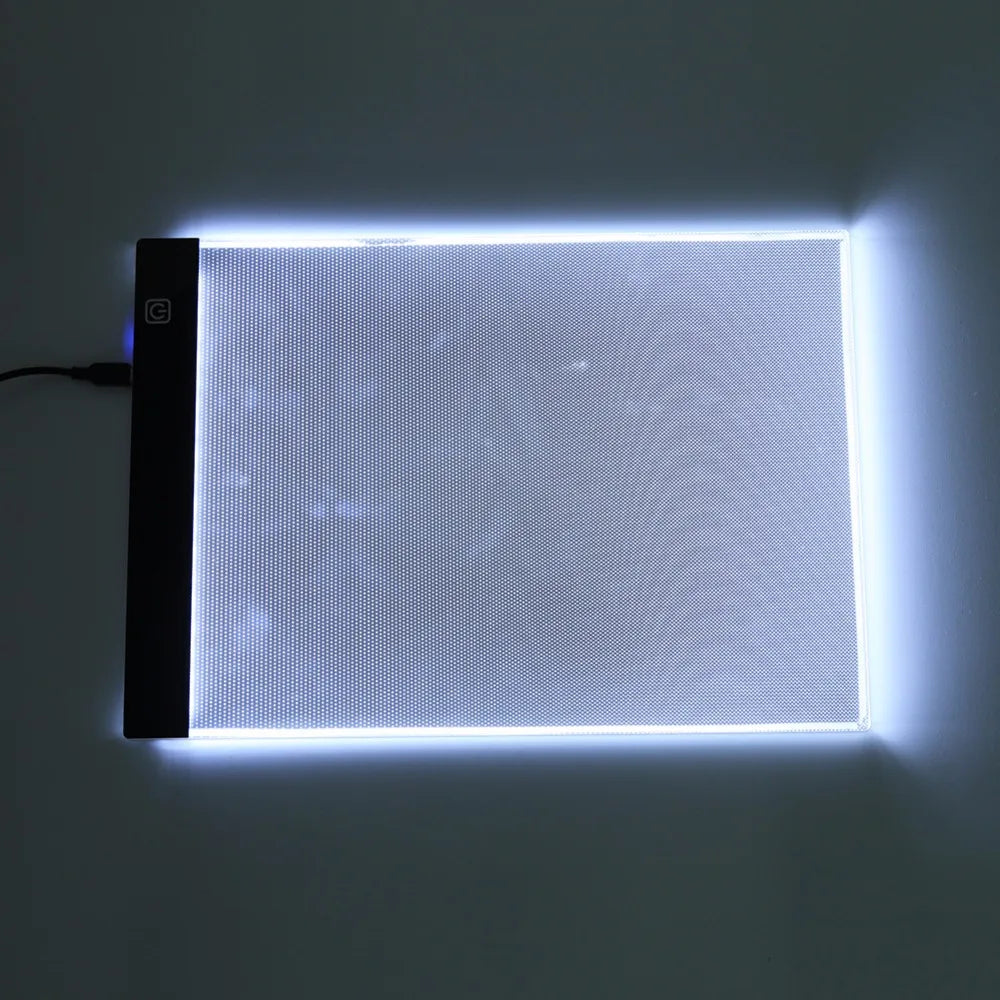 LED Graphic Tablet Writing Painting Light Box Tracing Board Copy Pads Digital Drawing Tablet Artcraft A4 Copy Table LED Board