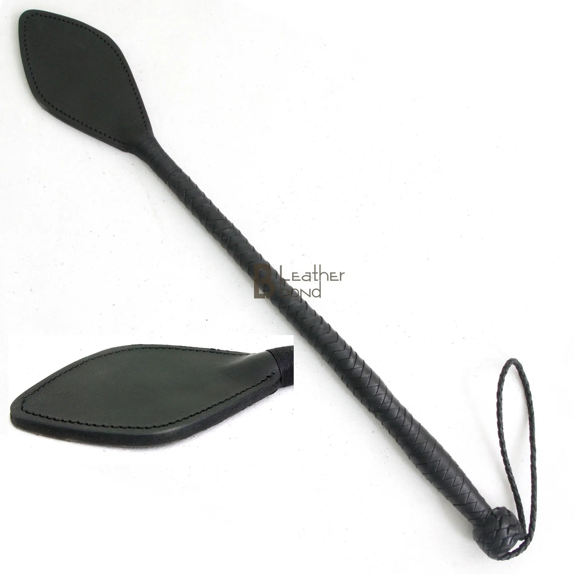 Real Cowhide Braided Dragon Tail Riding Crop Whip Fiber Core | Handcrafted BDSM Flogger