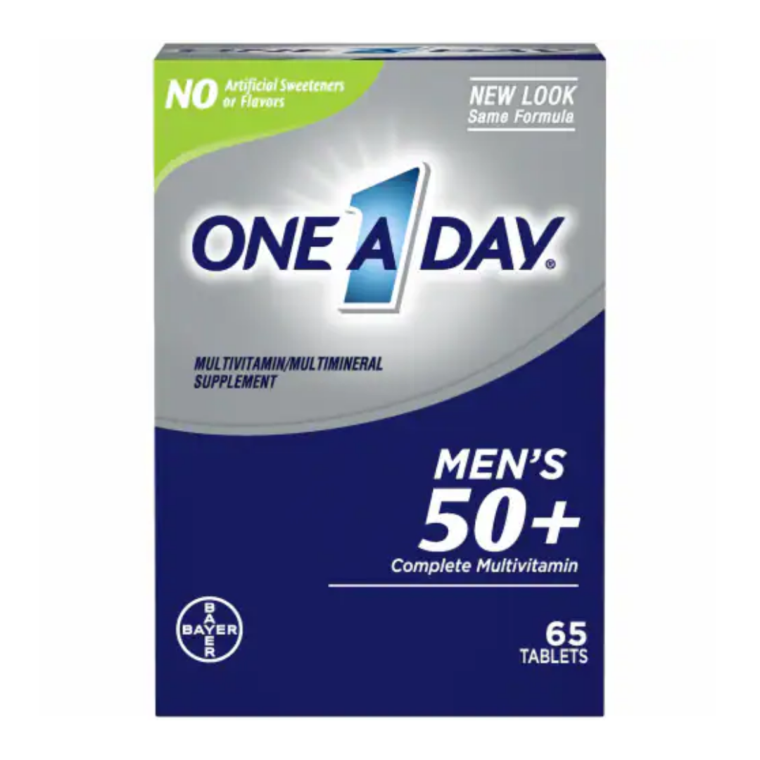One A Day Men 50+ Multivitamin Tablets (65 count)
