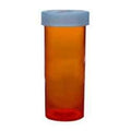 Amber Prescription Vials with Child-Resistant Caps, 6 Dram, 600 Count Bulk Pack