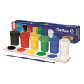 Pelikan Tempera Paint Set (6 colors + brush)