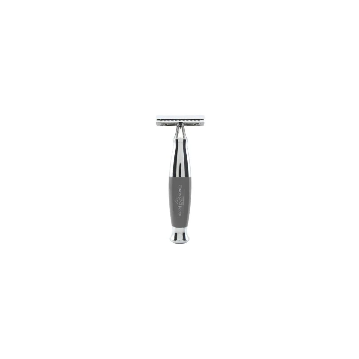 Edwin Jagger Grey & Chrome DE Safety Razor R355CRSR