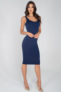 Classic Midi Bodycon Dress