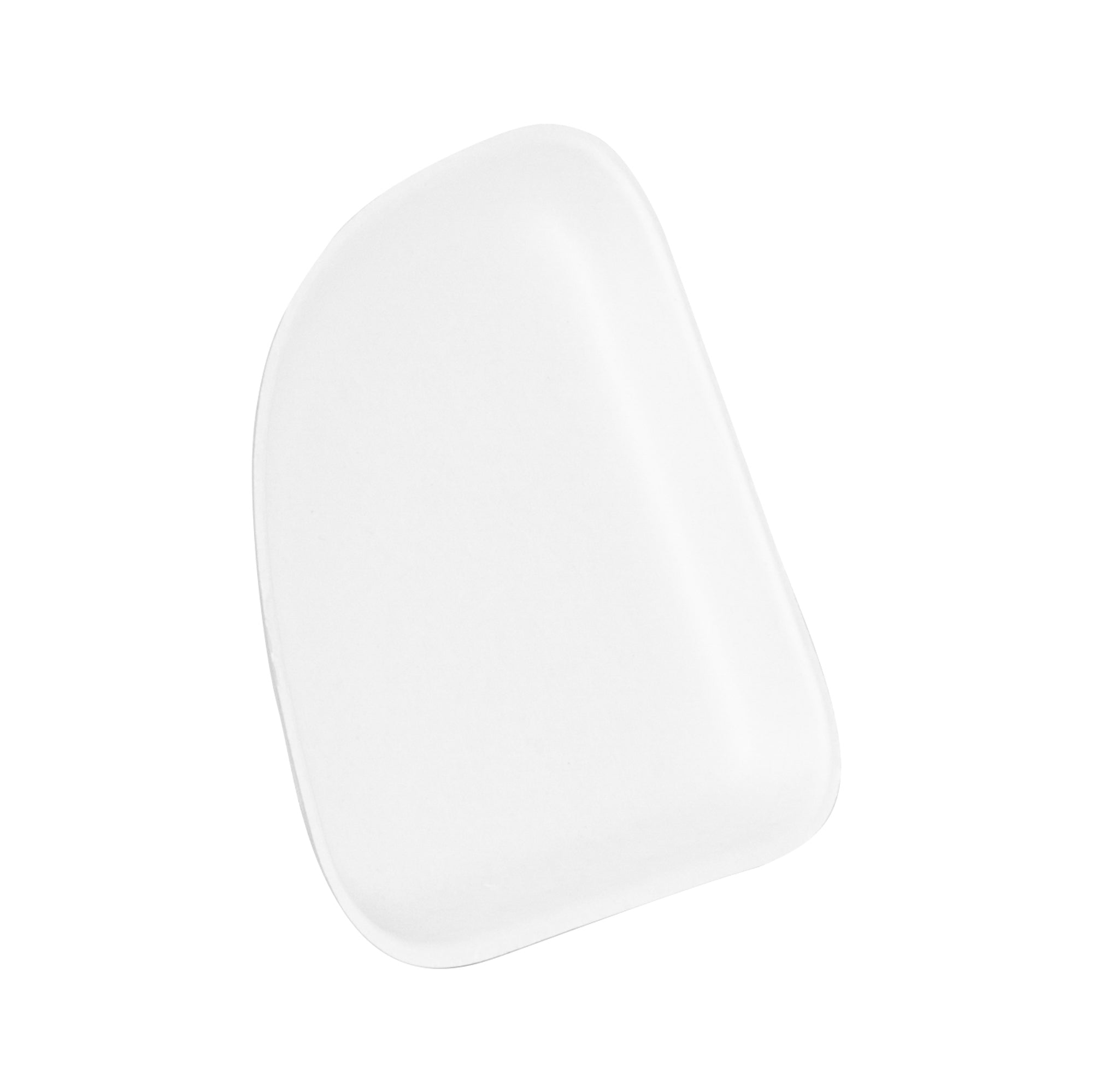 Pulp Safe Modular No PFAS Added White Sugarcane / Bagasse Plate - Home Compostable - 5 1/4" x 5 1/4" x 1/2" - 25 count box