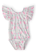 Rosie Posie S/S Flutter Sleeve Leotard