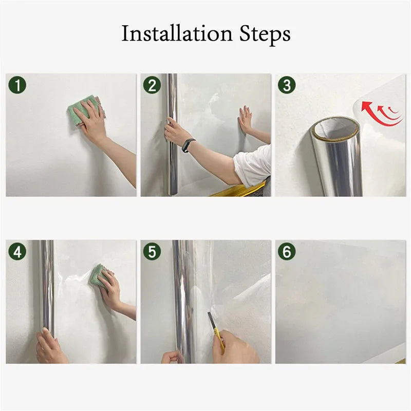 Transparent Wall Protective Film | Scratch Resistant, Oil Proof, Removable Electrostatic Wall Cover