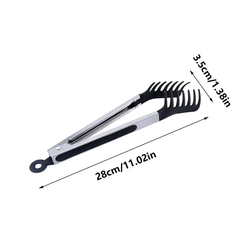 Silicone Food Tongs | Non Stick Cooking Serving Tongs for BBQ Salad and Pasta