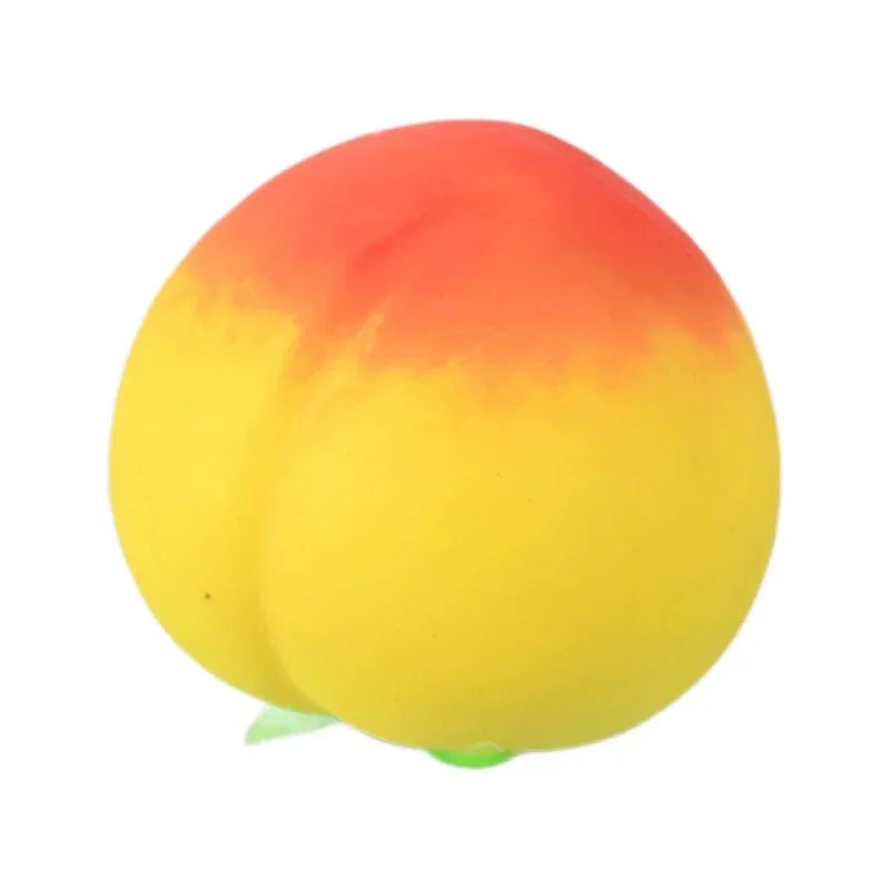 Peach Squishy Stress Ball | Soft Slow Rebound Fidget Sensory Toy