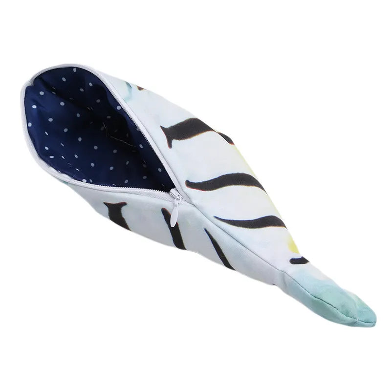 Simulation Fish Pencil Case | Kawaii Cartoon Zipper Pen Bag
