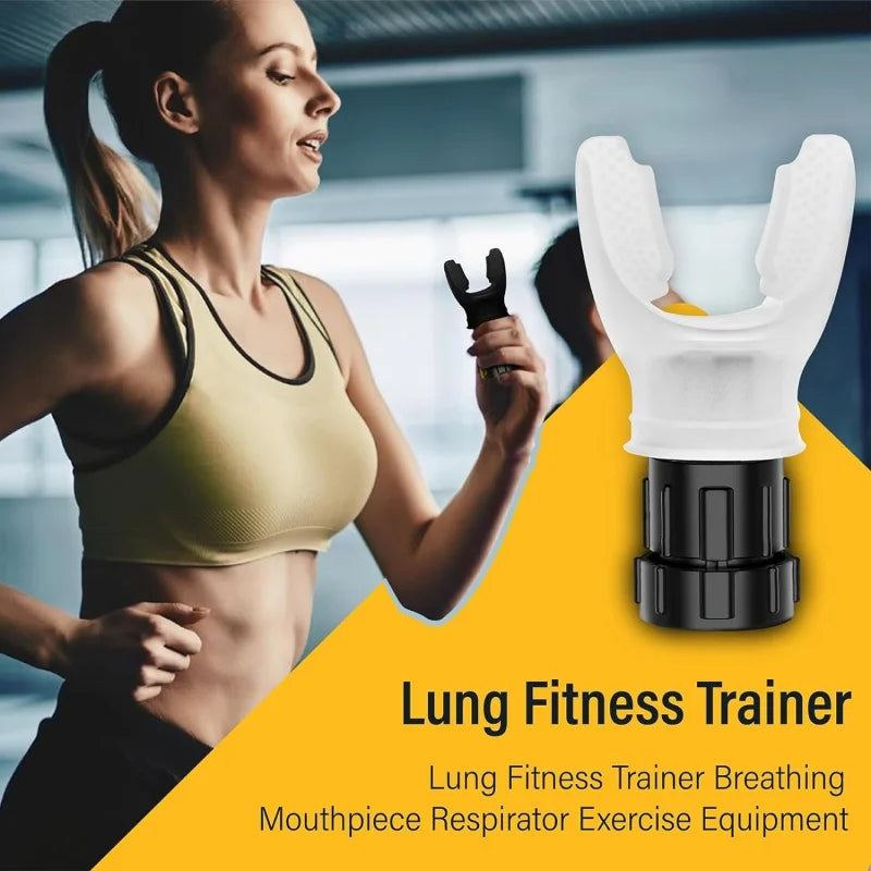 Portable Silicone Breathing Exerciser | Adjustable Resistance Lung Training Device