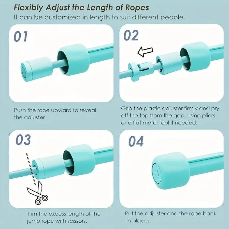 Non Slip PVC Jump Rope | Speed Training Fitness Tool