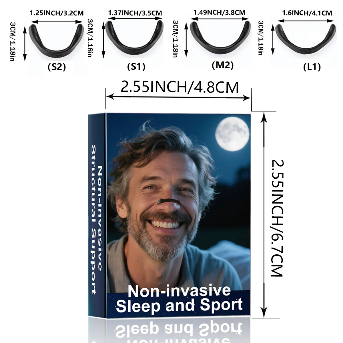 Nasal Dilator for Exercise and Daily Use | Magnetic Nasal Strips for Better Breathing