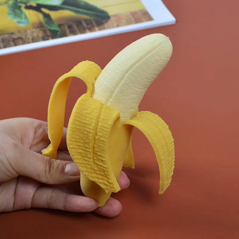 Cute Banana Squeeze Toy | Slow Rising Stress Relief Fidget for Adults and Kids