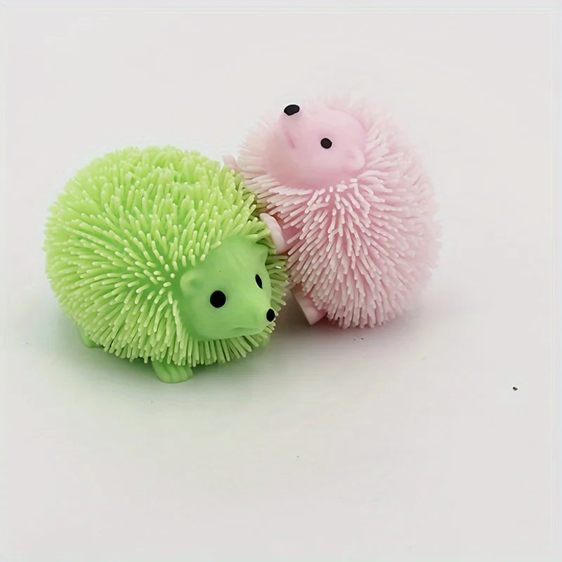 Hedgehog Squeeze Ball Pinch Toy | Glitter Sensory Fidget Stress Relief