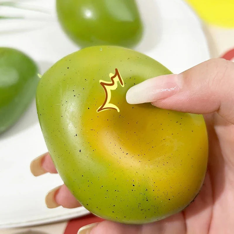 Color Changing Mango Mochi Squishy Toy | Stress Relief Slow Rebound Toy