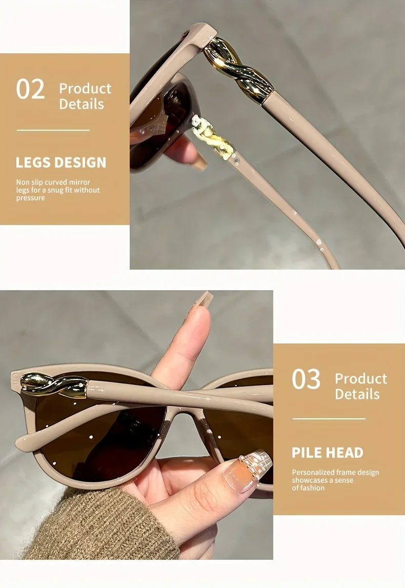Women's Retro Cat Eye Sunglasses | UV400 Protection Fashion Shades