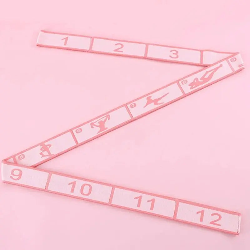 8/12 Loop Numbered Resistance Bands Set | Color-Coded Elastic Straps for Yoga Pilates Home Gym