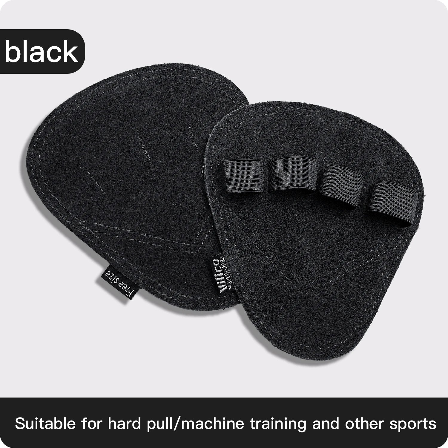 Powerlifting Gym Gloves | Breathable Weightlifting Gloves with Leather Palm Guard for Men and Women