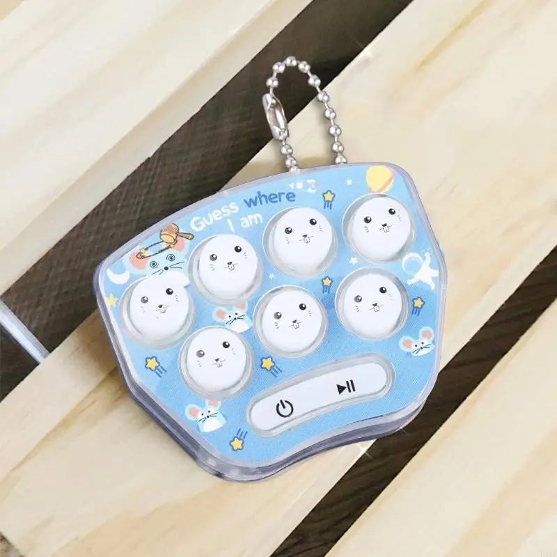Whack a Mole Game Keychain | Fingertip Decompression Toy for Kids