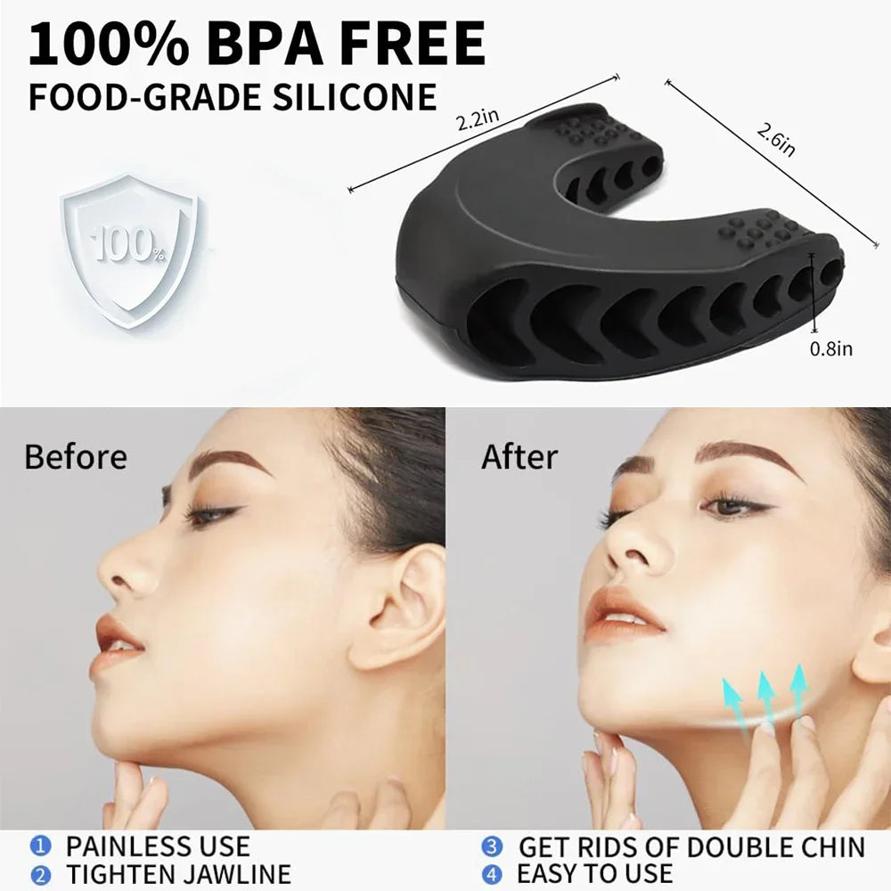 Jaw Exerciser Neck Toning Jawline Exercise | Face Muscle Trainer