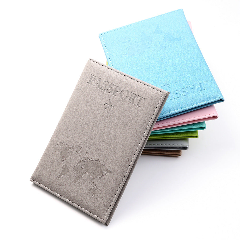 RFID Vintage PU Leather Passport Holder – Multi-Function Travel Wallet