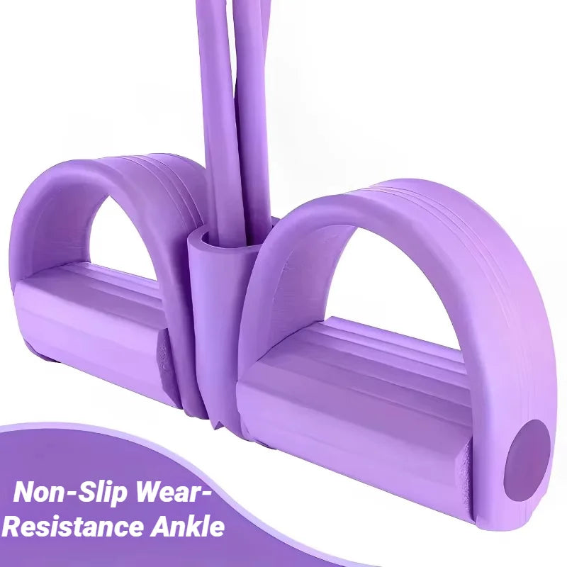 Four-Tube Pedal Tensioner | Multi-Functional Home Fitness Equipment