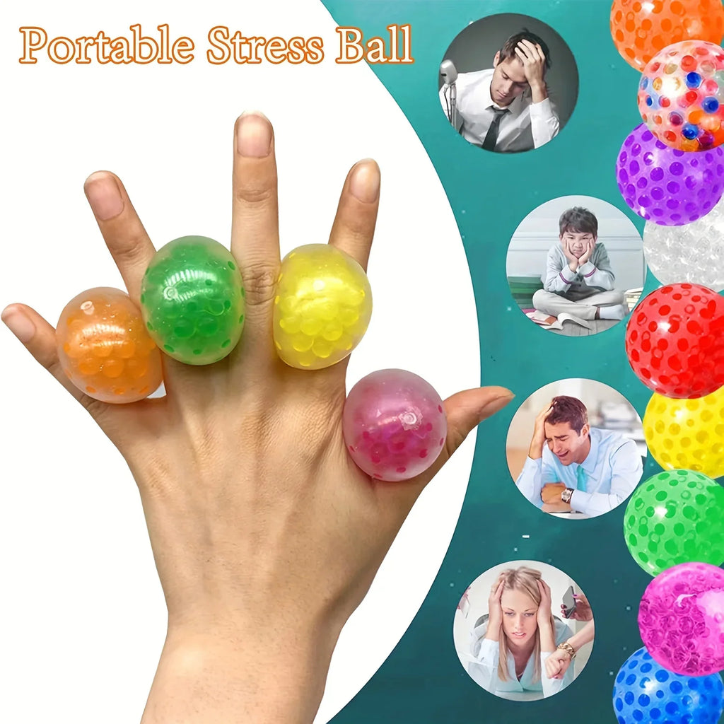 Set of 40 Mini Squishy Stress Balls | Fidget Toys for Anxiety Relief